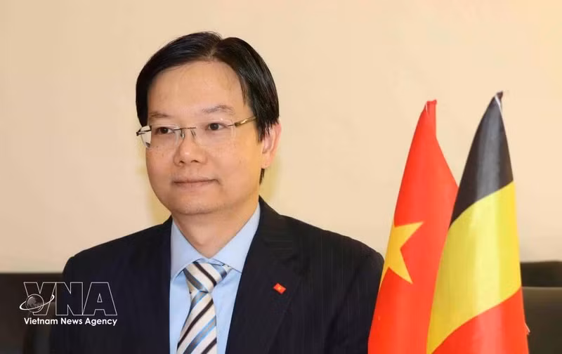 쩐 응옥 꽌(Tran Ngoc Quan) 주벨기에 및 EU 베트남 무역대표부 무역참사관 겸 대표 (사진: VNA)