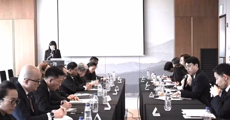 회의 모습. (사진: 주한 베트남 대사관 공급)