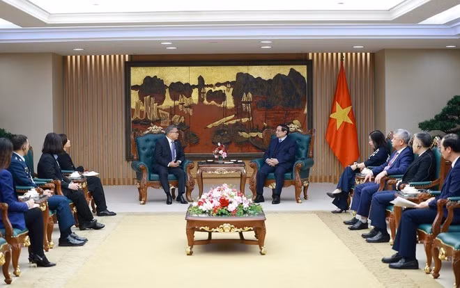 접견 모습.(사진: VNA)