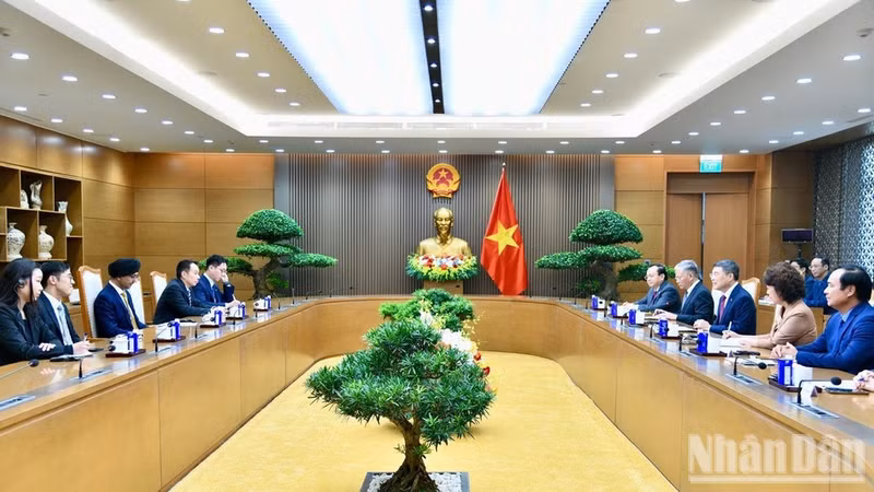 면담 모습. (사진: THANH GIANG)