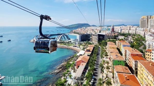 안장성 당 위원회는 올해 26개 주요 목표 중 24개를 달성했다. (사진: 푸꾸옥 특별구 혼톰 케이블카)