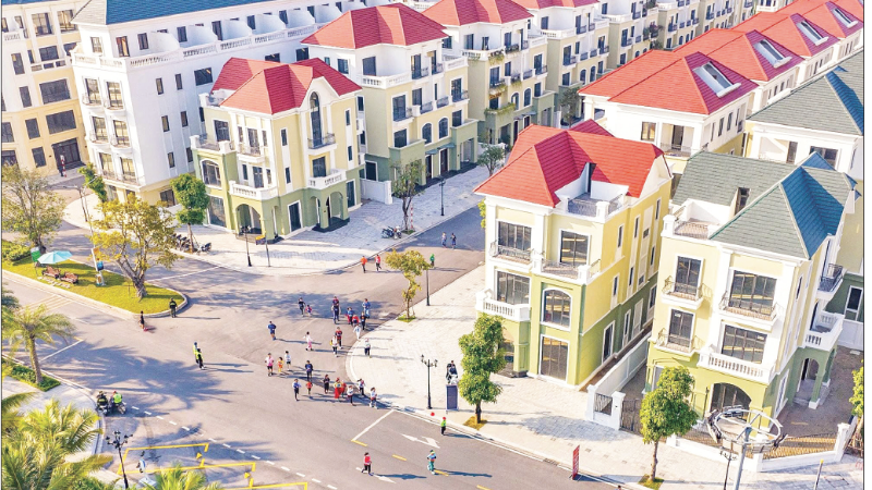 오션파크 도시 지역은 베트남에서 EDGE 기준을 인증받은 친환경 건축 프로젝트 중 하나이다.