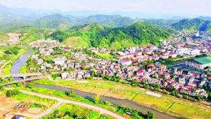 박깐 지역의 한 도시 구역 모습. (사진: 투안 선)