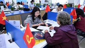 하노이 공공행정서비스센터. (사진: 닷 탄)