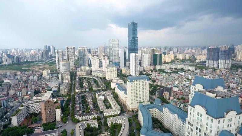 하노이 도심의 한 구석. (사진: 두이 린)