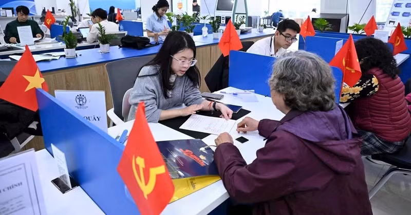 하노이 공공행정서비스센터. (사진: 닷 탄)