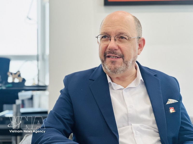 토머스 가스 베트남 주재 스위스 대사(사진: 베트남통신사)