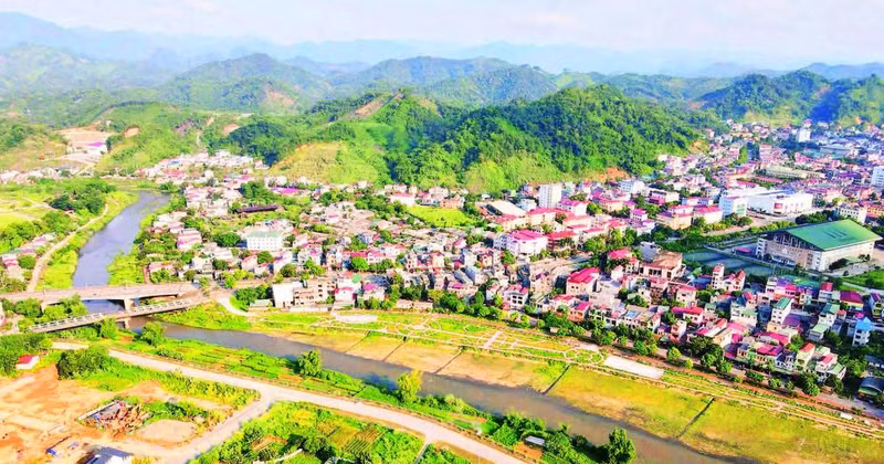 박깐 지역의 한 도시 구역 모습. (사진: 투안 선)