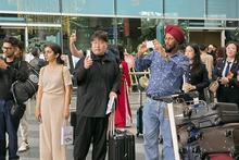 다낭국제공항에서 이동하는 승객들. (사진: VNA)