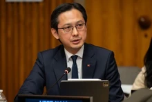 도 흥 비엣 주유엔 베트남 대사가 행사에서 발언하고 있다. (사진: VNA)