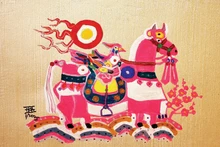 당쑤언호아(Dang Xuan Hoa)화가의 말 회화 작품