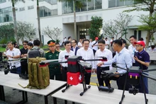 무인항공기(UAV) 전시회. (사진: VNA)