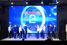 호찌민시 기술 교류 플랫폼의 새로운 버전 출범식에 참석한 대표들. (사진: NDO)