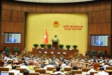 제15기 국회 제10차 회의 (사진: VNA)