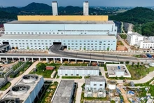 속선폐기물에너지화발전소는 하루 5,000톤의 폐기물을 소각할 수 있는 처리 용량을 갖추고 있다. (사진: H. Son)