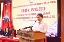 국회 후보자들, 하이퐁시 제2선거구 유권자들과 만남 