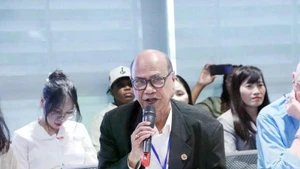 팔랍 센굽타 세계평화이사회 회장. (사진: VNA)