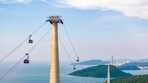 기록을 경신한 혼톰 케이블카 – 푸꾸옥에서 꼭 경험해야 할 명소 중 하나다. (사진: Sun Group)