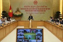 쩐홍하 부총리가 불법·비보고·비규제(IUU) 어업 근절을 위한 국가 지도위원회 제24차 회의를 주재하고 있다.