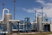 헝가리 자나에 위치한 천연가스 저장시설. (사진: 신화통신/VNA)