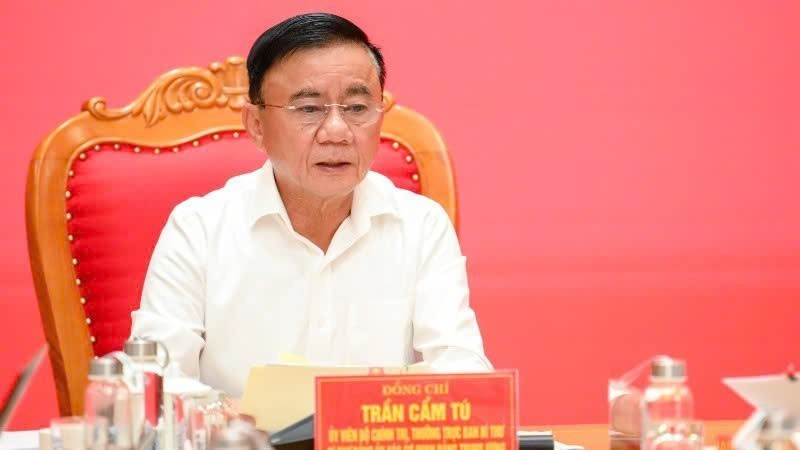 쩐깜뜨(Trần Cẩm Tú) 정치국 위원 겸 베트남 공산당 중앙위원회 서기국 상임위원 (사진: 당코아)