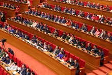 20일 하노이에서 열린 베트남 공산당(CPV) 제14차 전국대회 개막식에 대표자들이 참석하고 있다. (사진: VNA)