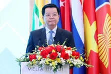 베트남 마이 반 찌잉 부총리가 회의에서 발언하고 있다. (사진: NDO)