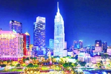 호찌민시 중심가 전경. (사진: TAT DAT)