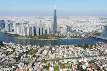 도심에 위치한 현대적인 도시 지역. (사진: THE ANH)