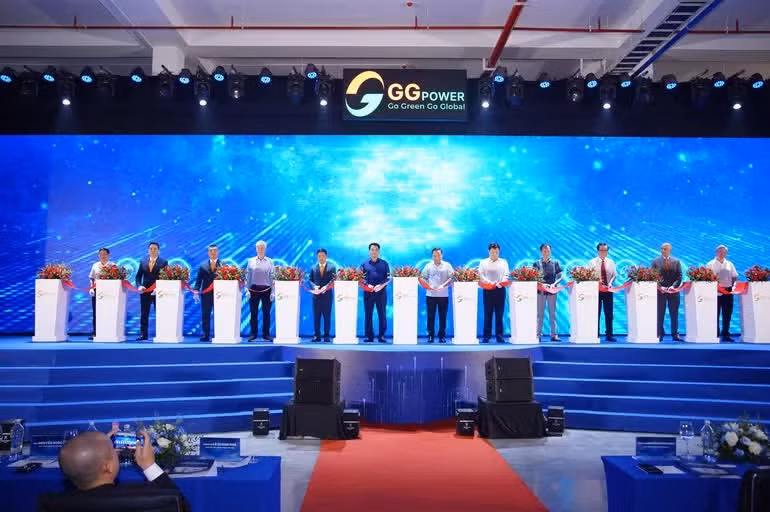 흥옌성에서 열린 배터리 에너지 저장 시스템 준공식.