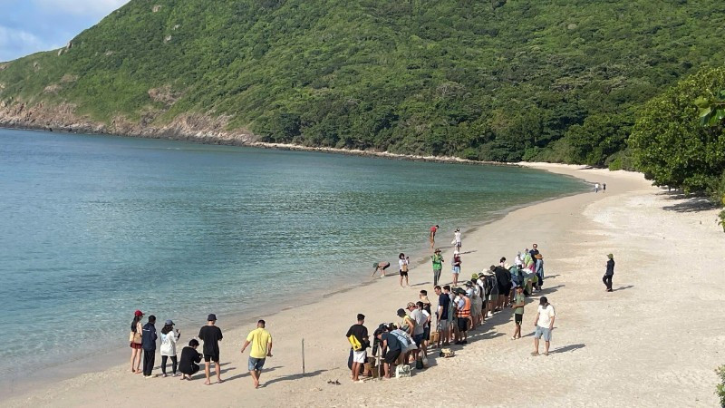 꼰다오는 호찌민시 특별구로 지정되어 해양 생태 관광 개발에 큰 잠재력을 지니고 있다. (사진: 만 하오)