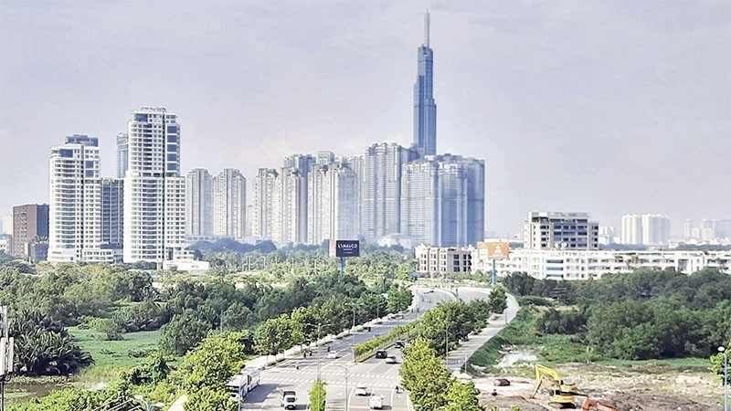 호치민시 전경.