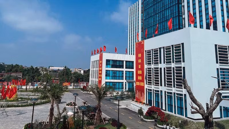 하이퐁의 한 공공 건물. (사진: Duy Linh)