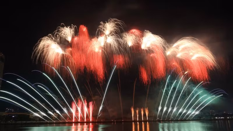 2026년 다낭 국제 불꽃축제의 두 번째 경연 밤.