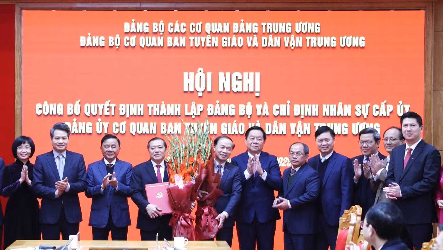 2025년 2월, 당 중앙위원회 선전·교육·대중동원위원회 당위원회 설립 및 인사 임명 회의가 개최됐다.